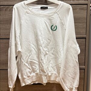 Fred Perry Cream Women's Crew Neck Sweater